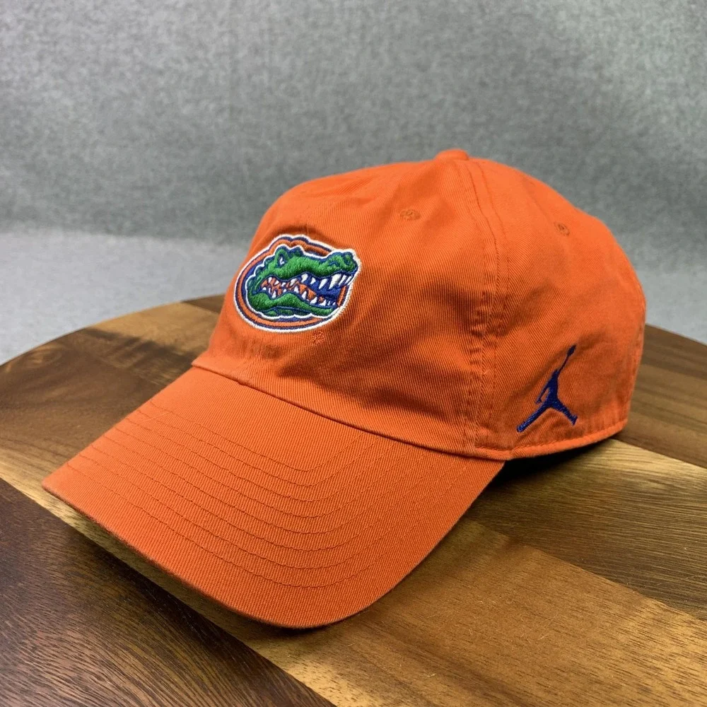 Jordan Florida Gators Hat Cap Strap Back Mens One Size Orange NCAA Football Nike
